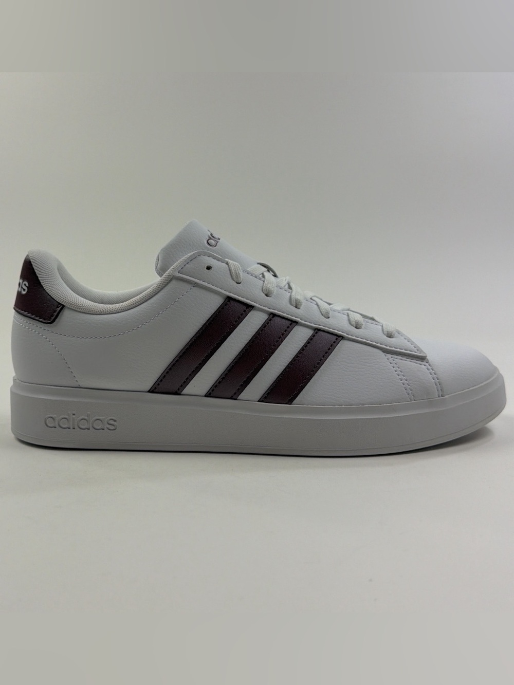 Adidas Grand Court 2.0 Womens Size 11 White Brown Shoes Sneakers Athletic ID2978